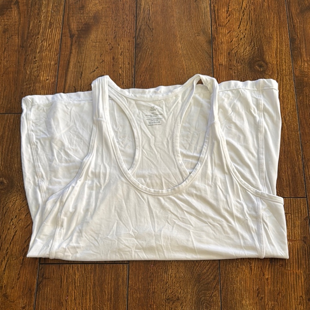 BuffBunny White Tank Top